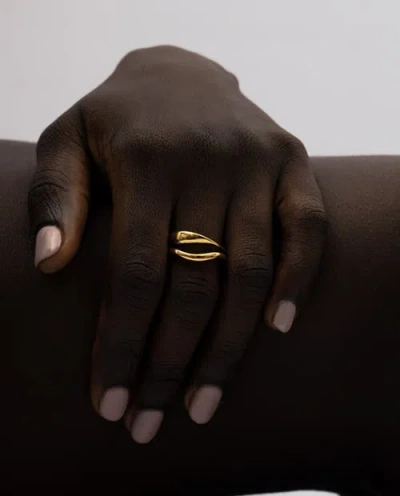 Hey Harper Marbella Ring In Gold