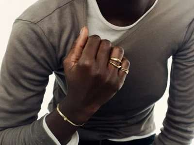 Hey Harper Marbella Ring In Gold