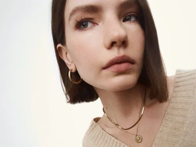 Hey Harper Ruby Earrings In Gold