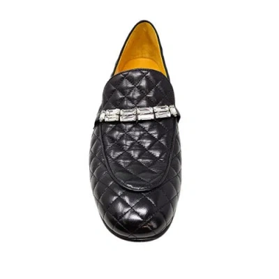 Madison Maison Flat Quilted Loafer In Black