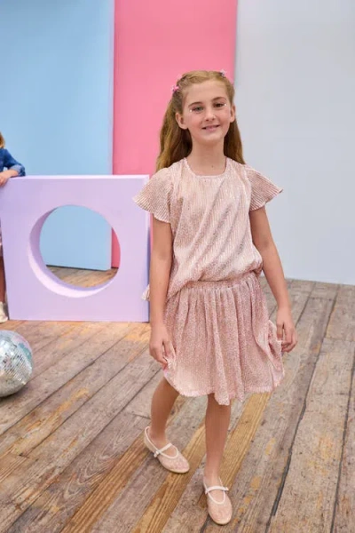 Bisby Kids' Metallic Circle Skort