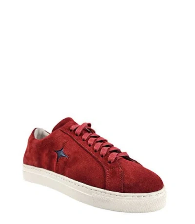 Madison Maison Suede Sirius Star Womens Sneaker In Red