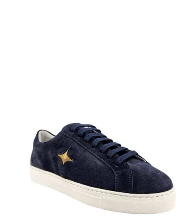 Madison Maison Suede Sirius Star Womens Sneaker In Blue
