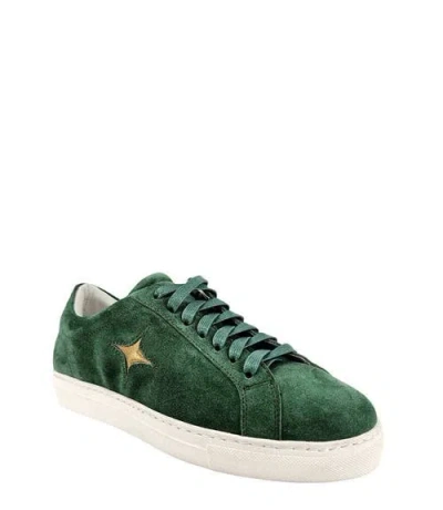 Madison Maison Suede Sirius Star Womens Sneaker In Green