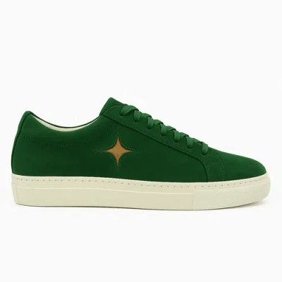 Madison Maison Suede Sirius Star Womens Sneaker In Green