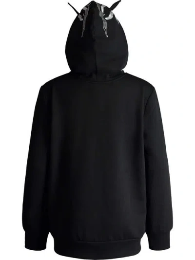 Marvel Avengers Black Panther Cosplay Pullover Hoodie In Black