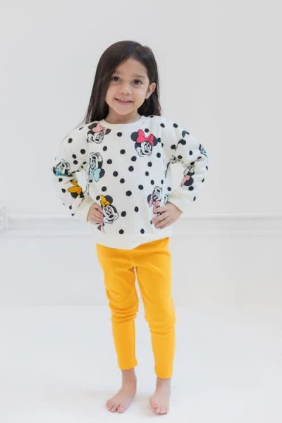 Disney Sweatshirt & Leggings Set In Yellow