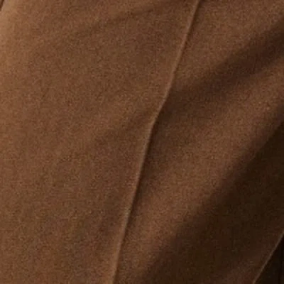 Nasty Gal Tailored Zip Front Wide Leg Pants In Brown