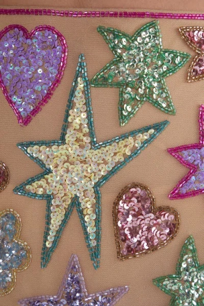 Nasty Gal Hand Embellished Sequin Mini Skirt In Multi