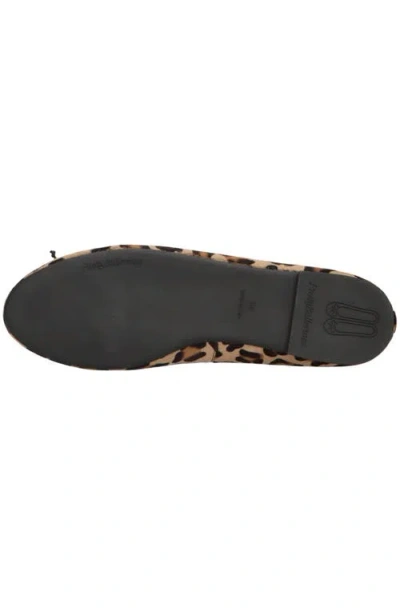 Pretty Ballerinas Round Toe Ballet Leopard Flat In Brown
