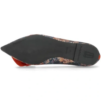 Pretty Ballerinas Pointed Toe Bow Loafer In Multi