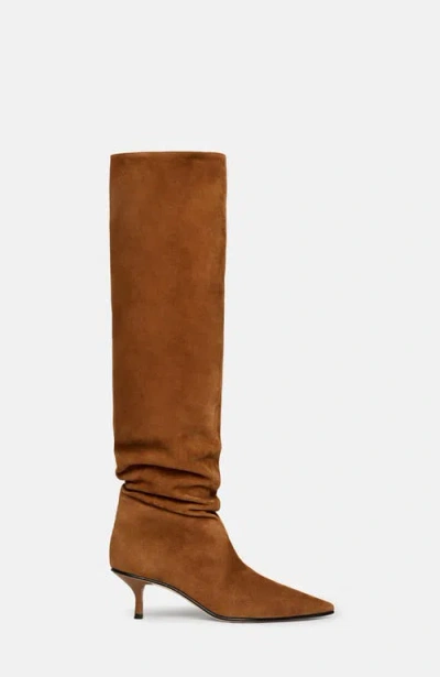 Scarosso Barbara Pointed-toe Boots In Brown