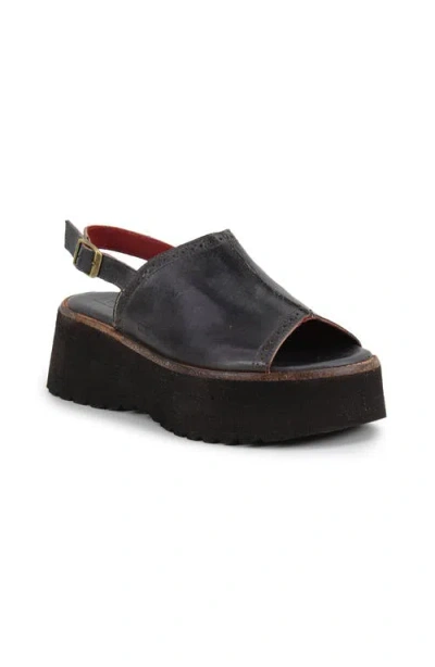 Bed Stu Library Platform Sandal In Black