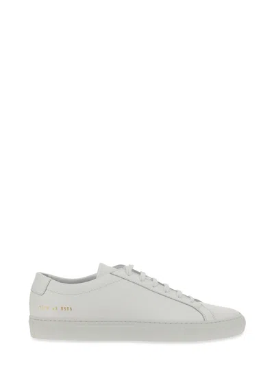 Common Projects Low-top Sneakers With Smooth Leather Upper In White
