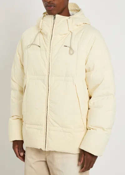 Ten C Hooded Puffer Jacket In Neutral