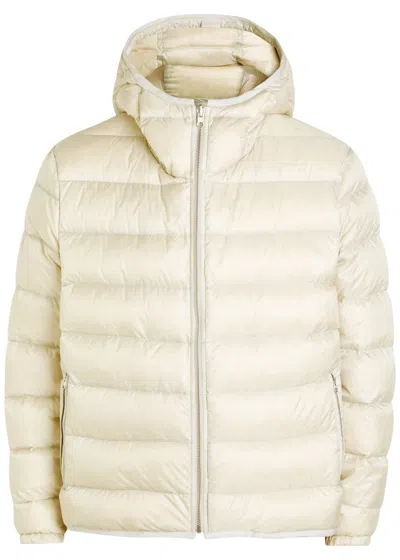 Ten C Padded Nylon Jacket In Neutral