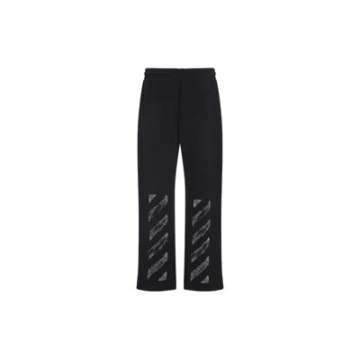 Off-white Black Ink Arrow Jogging Trousers In Black