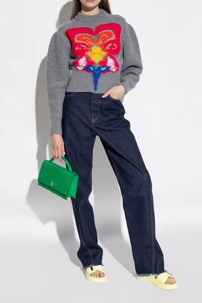 Alexander Mcqueen Hybrid Double-strap Slides In Yellow