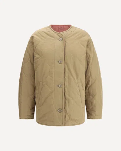 Isabel Marant Étoile Nesmae Reversible Coat In Metallic