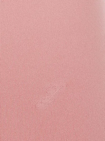 Jacquemus La Robe Sera Pink Dress With Square Neckline And Back Buttons In Fabric Woman