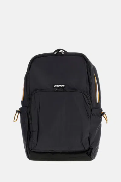 K-way Logo-patch Drawstring Backpack In Blue