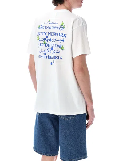 Huf Unity Network T-shirt In White