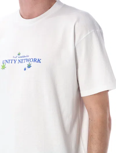 Huf Unity Network T-shirt In White