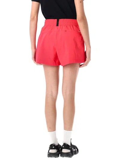 The North Face Waistband Elastic Pockets Side Shorts In Pink