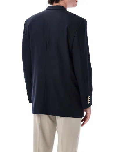 Sunflower 90s Double Breasted Club Blazer In Blue