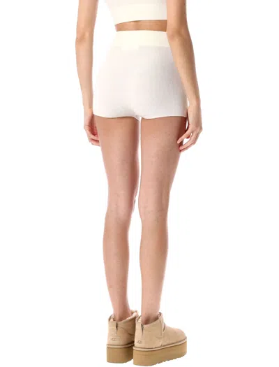 Fear Of God Snug-fit Knit Boxer Shorts With Elastic Waistband In White