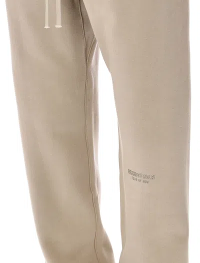 Fear Of God Vintage Core Fleece Sweatpants With Elastic Cuffs And In-seam Pockets In Brown