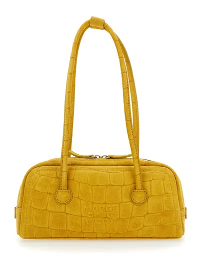 Margesherwood Boston Crocodile-embossed Shoulder Bag In Yellow