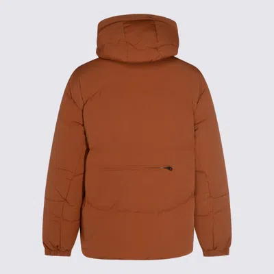 Jg1 Brick Down Jacket In Brown