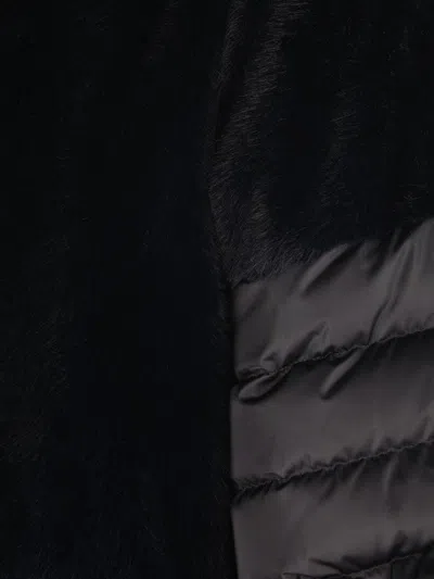 Herno Cappa Manica Corta Con Cappuccio Jacket In Black