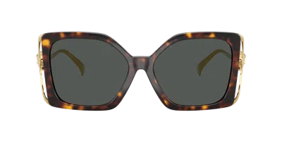 Versace Woman Sunglass Ve4502u In Green