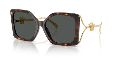 Versace Woman Sunglass Ve4502u In Green