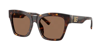 Dolce & Gabbana Dolce&gabbana Woman Sunglass Dg4512 In Brown