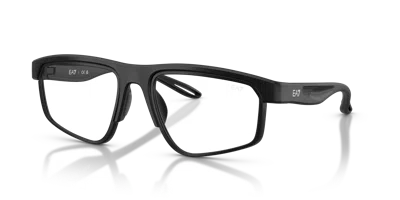 Ea7 Rectangular Unisex Sports Sunglasses In Gray