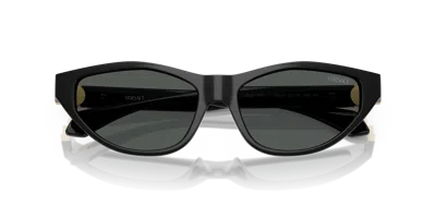 Versace Woman Sunglass Ve4491u In Gray