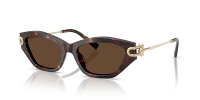 Tiffany & Co . Woman Sunglass Tf4231u In Brown