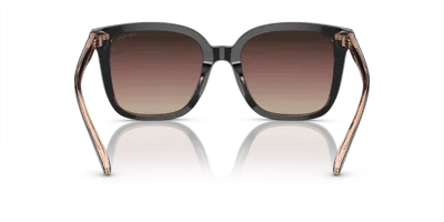 Coach Woman Sunglass Hc8381u Cl918 In Purple