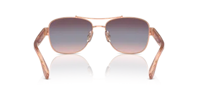 Coach Woman Sunglass Hc7161 Cr617 In Gold