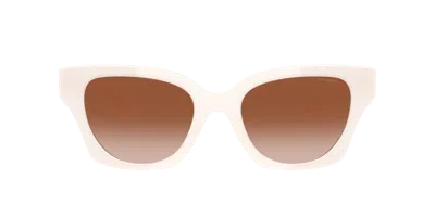 Coach Woman Sunglass Hc8418u Cad18 In Brown