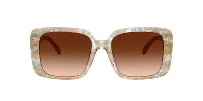 Coach Woman Sunglass Hc8424u Cad54 In Neutral