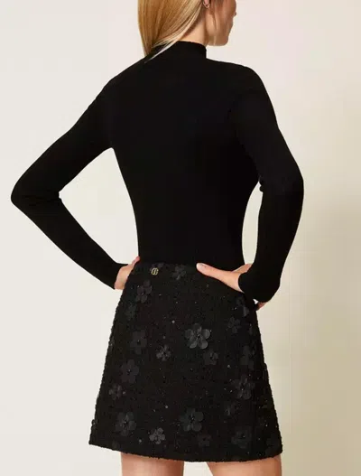 Twinset Twin Set Sweaters Black In Black