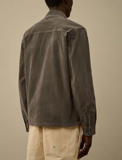 C.p. Company C.p.company Shirts Grey In Brown