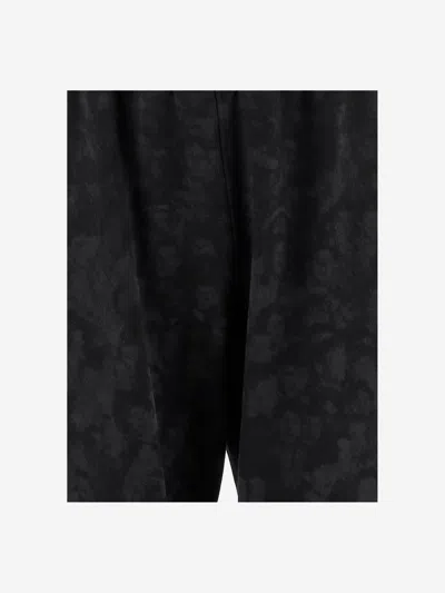 Cultura Elasticated Pattern Ttrack Pants In Black