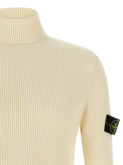 Stone Island Wool Sweater In White