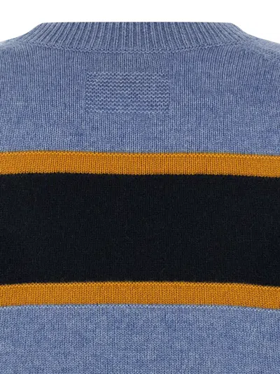 Guest In Residence Striped Crew-neck Sweater In Blue