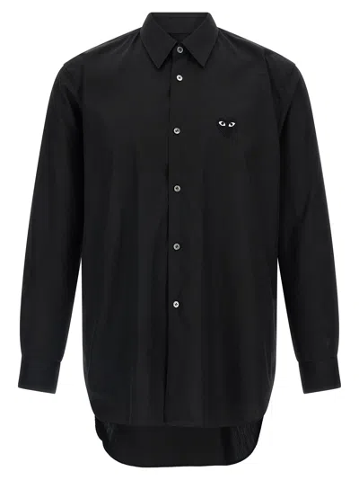Comme Des Garçons Play Black Heart Shirt In Black